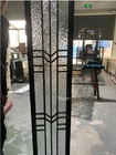 New design decorative door inserts glass
