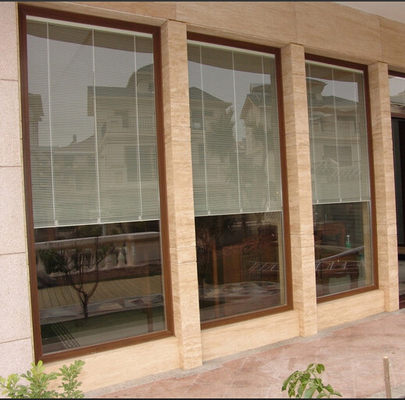 Büro-Fach-Glas-Fenster-Äußere Tür-Vorhänge innerhalb 2.54CM 1.2M