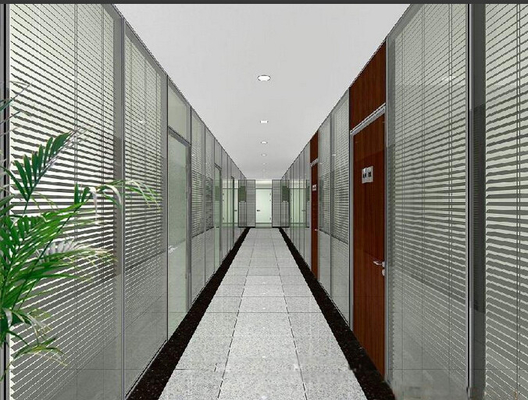 2.54cm Vorhänge zwischen doppelverglastem Glaswindows mit den Vorhängen durchschnittlich für Büro